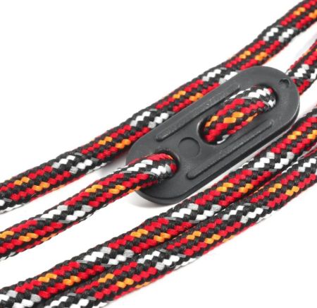 Оттяжки для палаток светоотраж.с натяжителем Следопыт 2,5 м( 4шт) цвет кр.-оран.-черн.