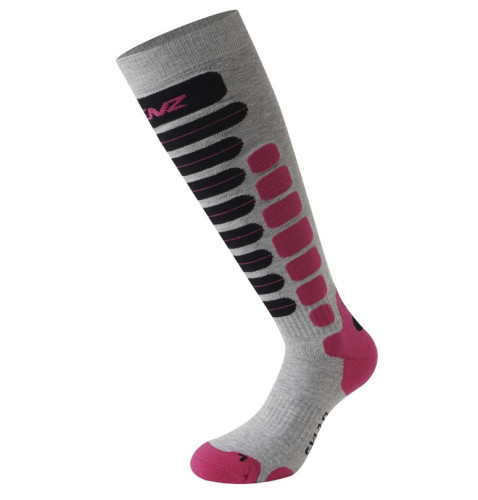Купить Носки LENZ Skiing 2.0 Light Grey/Pink в Калуге