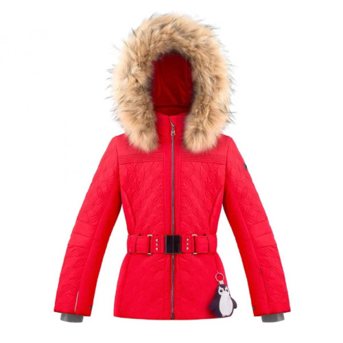Куртка горнолыжная Poivre Blanc с иск.мехом W21-1003-JRGL/A красный в Калуге