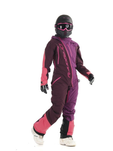 Комбинезон сноубордический Dragonfly Premium Woman Purple&Brown в Калуге