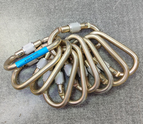 Карабины Ринг сталь овал (keylock) 3000 (10шт) в Калуге  