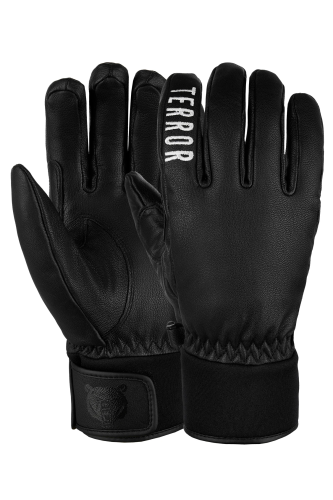 Перчатки Terror-Leather Gloves Black в Калуге
