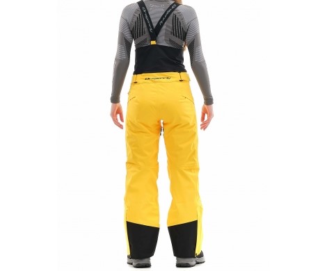 Брюки горнолыжные Dragonfly Gravity Premium Woman Yellow-Dark Ocean в Калуге