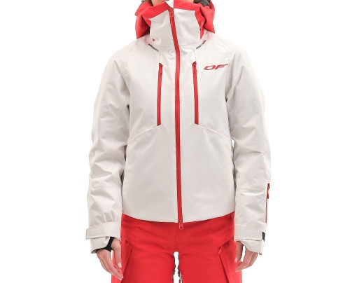 Куртка горнолыжная Dragonfly утепленная Gravity Premium Woman Gray-Red в Калуге