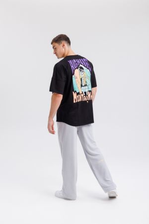 Футболка MountainMan Сноуборд черная 