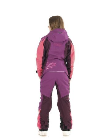 Комбинезон сноубордический Dragonfly Premium Woman Purple&Brown в Калуге