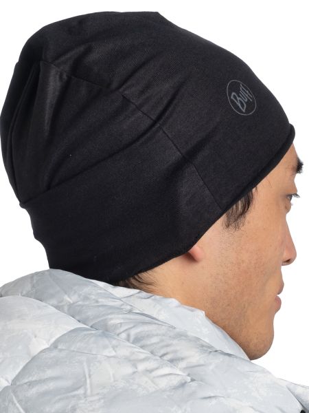 Шапка Buff Polar&Ecostretch Solid Black в Калуге