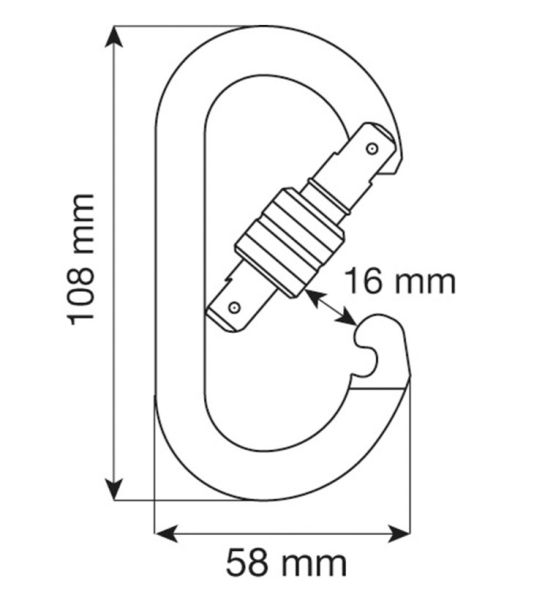  Карабин Camp Oval Standart-Lock в Калуге  