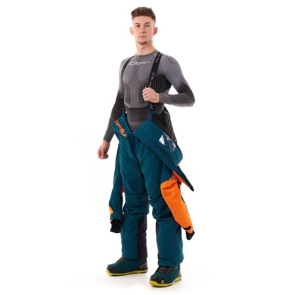 Комбинезон сноубордический Dragonfly Gravity Premium MAN Dark Ocean-Orange 2023 в Калуге