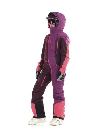 Комбинезон сноубордический Dragonfly Premium Woman Purple&Brown в Калуге