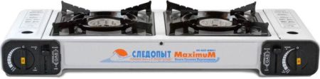 Плита наст.газовая Следопыт MaximuM двойная (с переходником)
