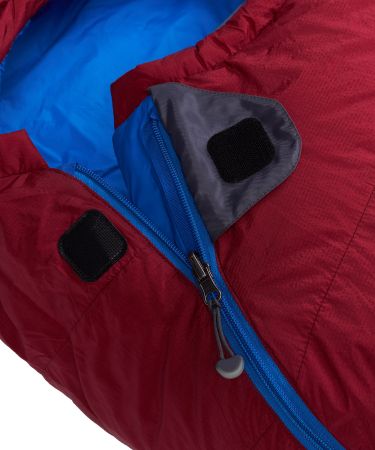 Спальный мешок Red Fox Rapid Long -30 пуховый красный/синий