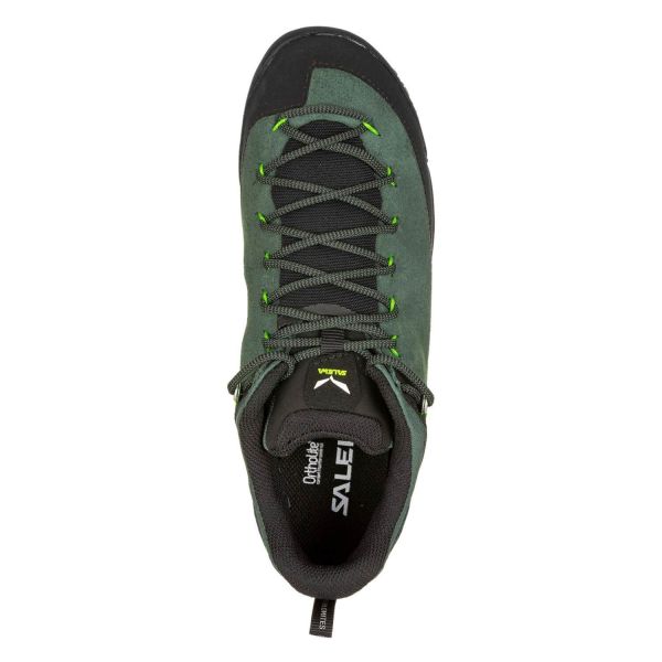 Купить ботинки salewa ms wildfire leather raw green/black в Калуге