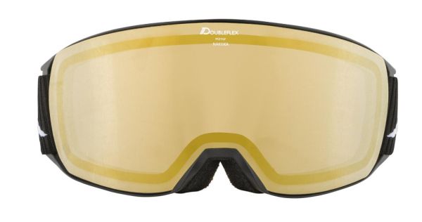 Купить маска alpina г/л nakiska q-lite black matt/q-lite gold s1 в Калуге