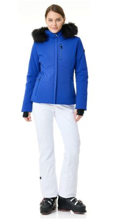 Куртка горнолыжная Poivre Blanc с иск.мехом W24-0802-WO/A синий в Калуге