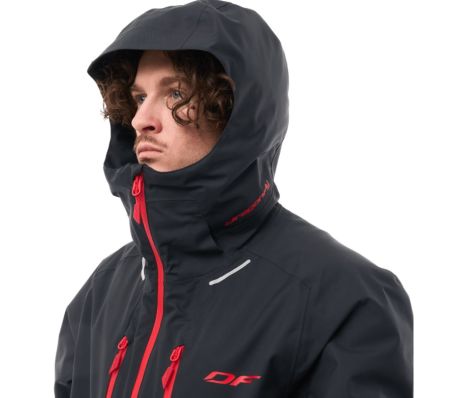 Куртка горнолыжная Dragonfly утепленная Gravity Man Black-Red в Калуге
