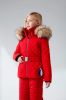 Куртка горнолыжная Poivre Blanc с иск.мехом W21-1003-JRGL/A красный в Калуге