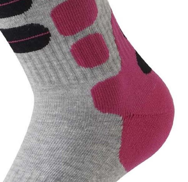 Купить Носки LENZ Skiing 2.0 Light Grey/Pink в Калуге
