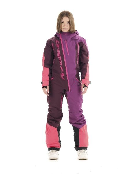 Комбинезон сноубордический Dragonfly Premium Woman Purple&Brown в Калуге