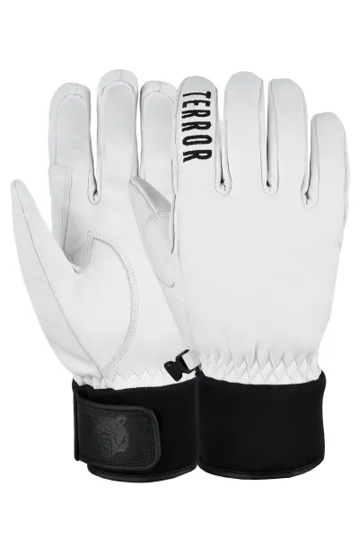 Перчатки Terror-Leather Gloves Black в Калуге